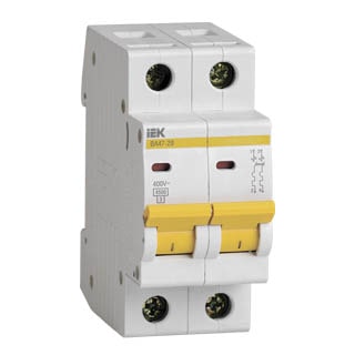 ВА47-29 2Р 4А/C 4.5кА IEK, Автоматичний вимикач